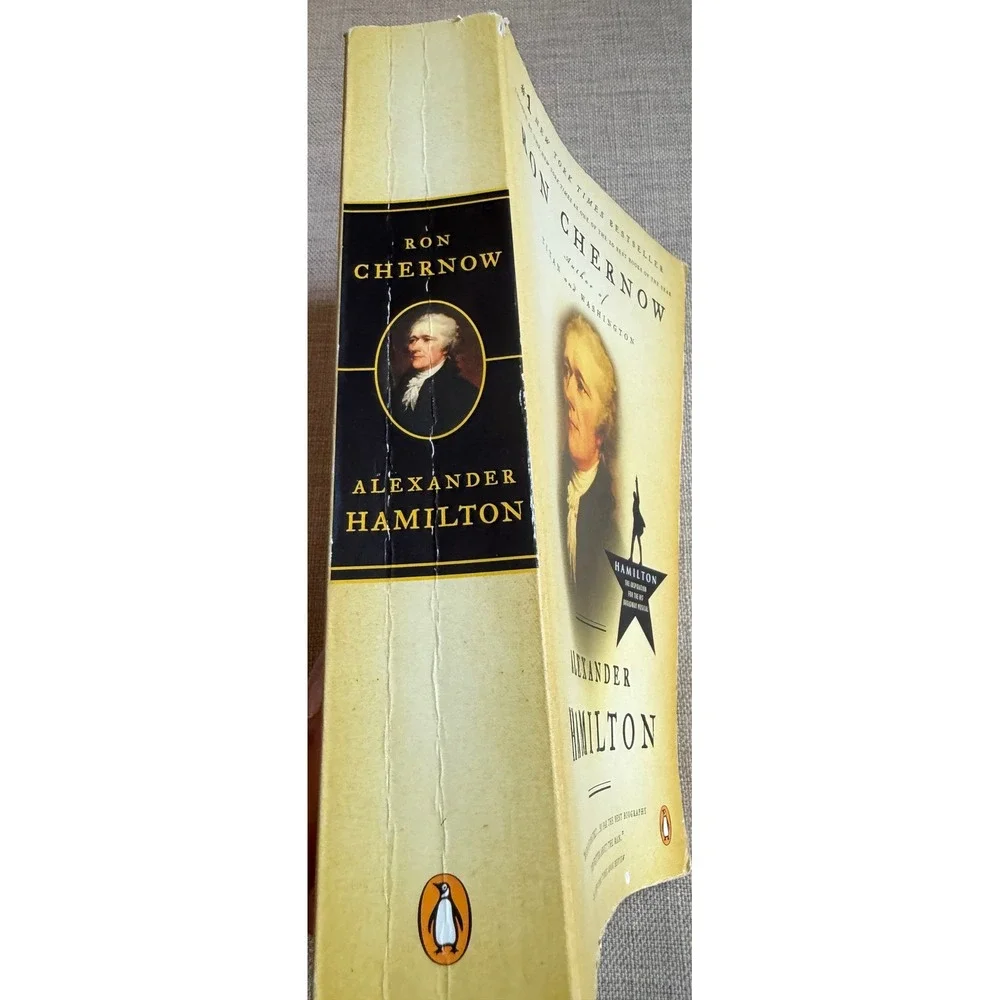 Alexander Hamilton by Ron Chernow Penguin Paperback Biography Musical Tie-In